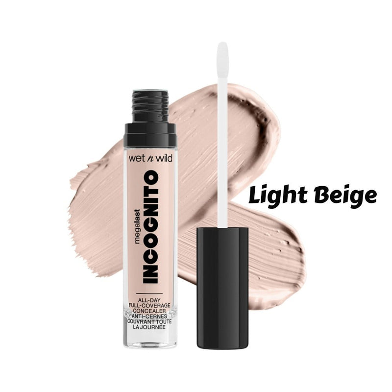 Wet n Wild MegaLast Incognito Concealer, Light Beige, 5.5ml