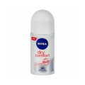 Nivea Dry Comfort Roll-On Deodorant, 48-Hour Sweat Protection, 50ml