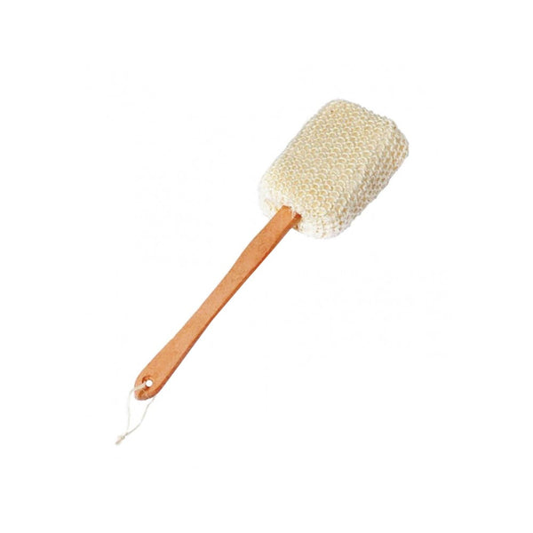 Bath Sponge with Wooden Handle Soft Body Scrubber Professional 1 Piece