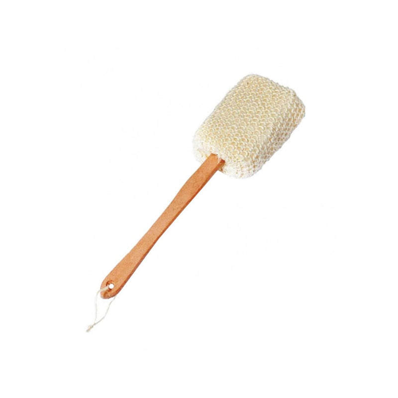 Bath Sponge with Wooden Handle Soft Body Scrubber Professional 1 Piece
