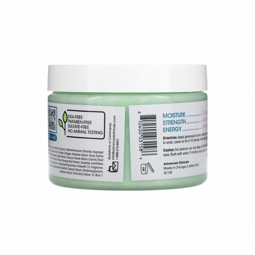 Advanced Clinicals Collagen Hair Treatment with Caviar & Quinoa, 340g