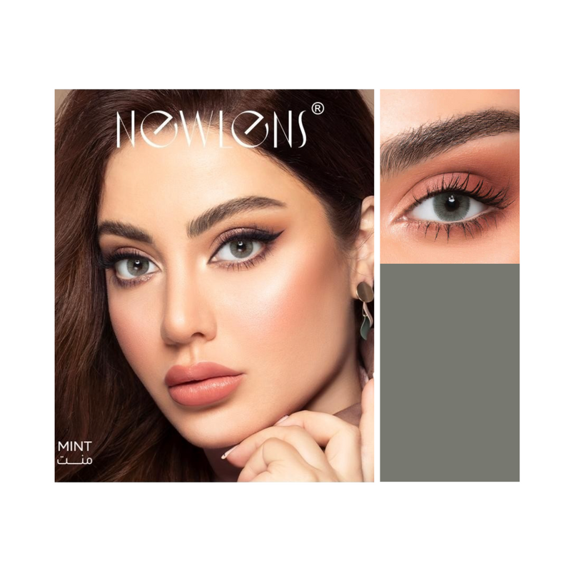 Contact Lenses Online Mint Natural Look Oxygen Permeable Newlens 2 Pieces