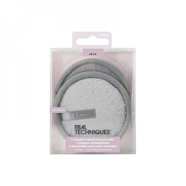 Real Techniques Makeup Remover Sponge, Double-Sided, 2 Count