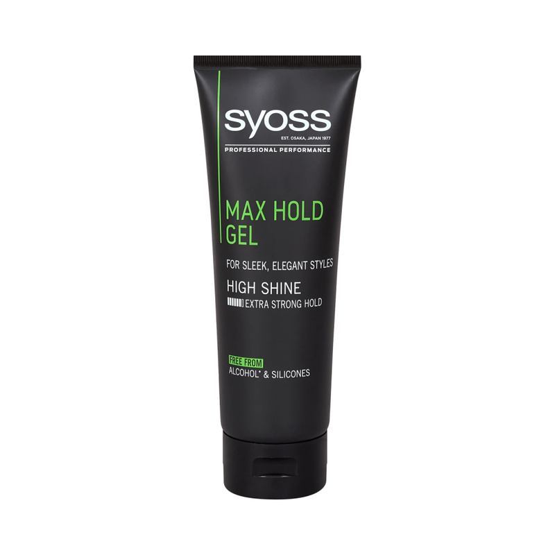 Strong Hold Gel for Curly Hair Long-Lasting Shine SYOSS 250ml
