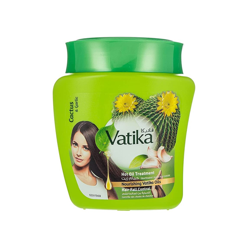 Vatika Hair Fall Control Oil Bath with Aloe Vera, Garlic & Coconut, 500g