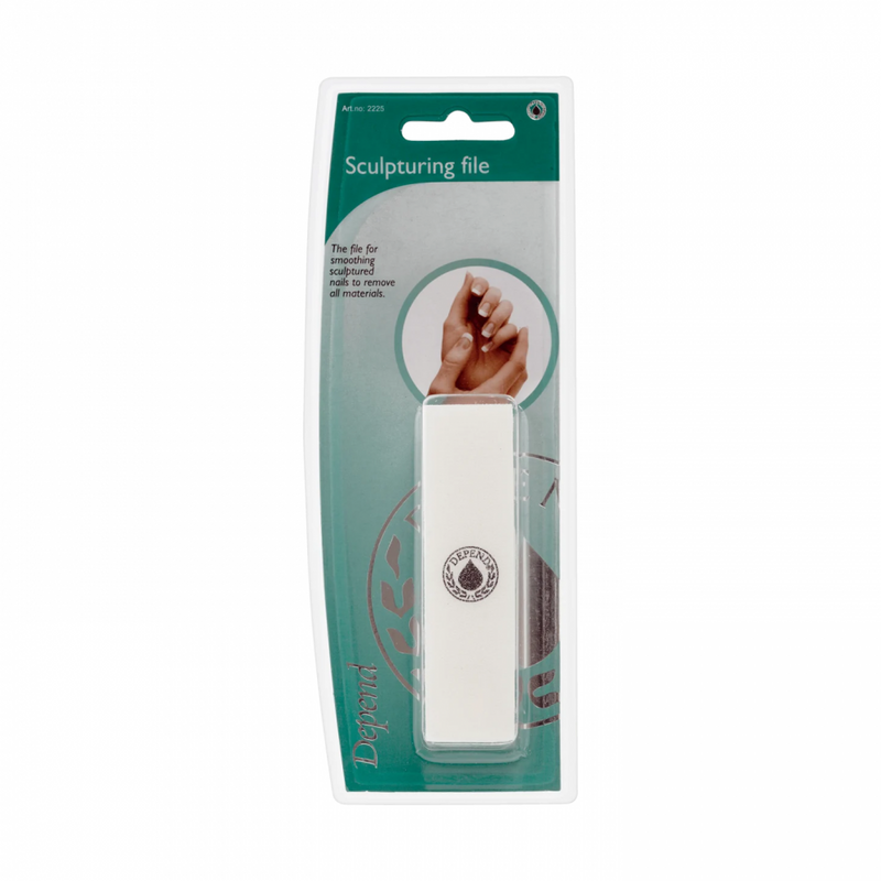 Depend Sculpting Nail File, Professional Grade, Washable, 1 Piece