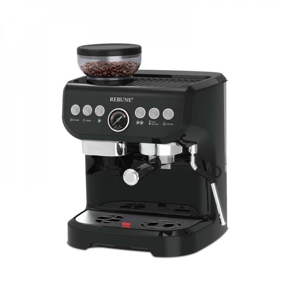 Rebune Espresso Machine with Grinder 1450W 15 Bar 2L Tank RE6036