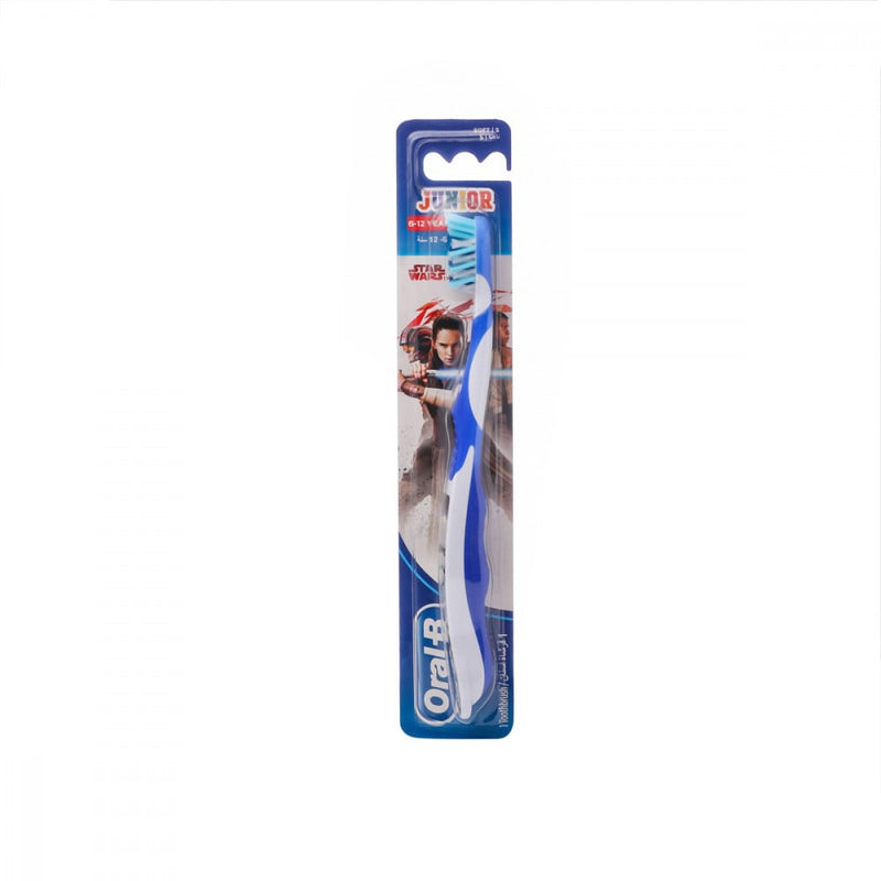 Soft Bristle Manual Toothbrush for Children Ages 6-12 by Oral-B, 1 Piece