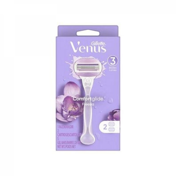 Gillette Venus Breeze Women's Razor Handle with 2 Replacement Blades
