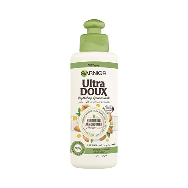 Garnier Ultra Doux Leave-In Moisturizing Hair Cream for Dry & Damaged Hair, 200ml