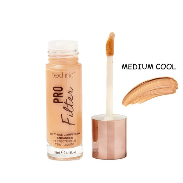 Technic Filter Foundation Primer Highlighter Medium Cool 33ml