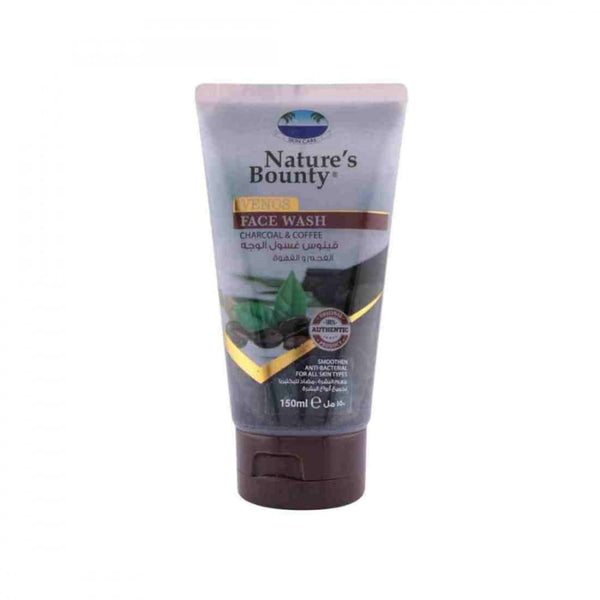 Natures Bounty Charcoal and Coffee Face Wash, Exfoliating, 150ml