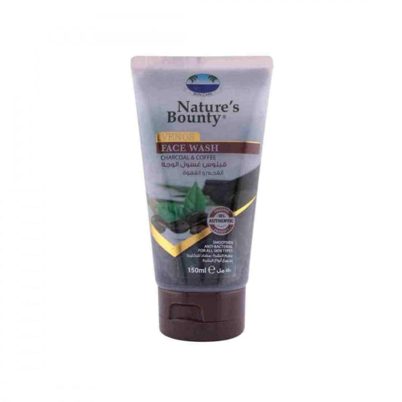 Natures Bounty Charcoal and Coffee Face Wash, Exfoliating, 150ml