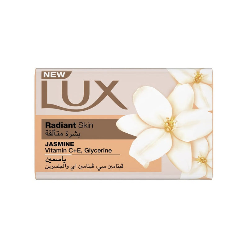 Lux Jasmine Radiant Skin Soap with Vitamin C, E, and Glycerin 120g