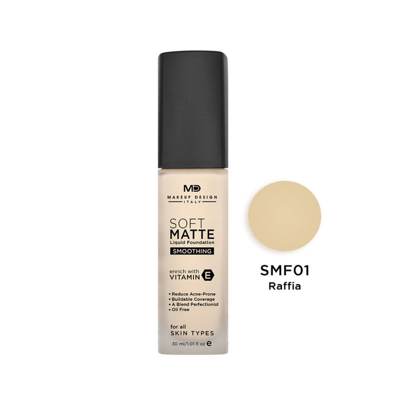Top Rated Liquid Foundation Matte Buildable Coverage MD Ravia SMF01