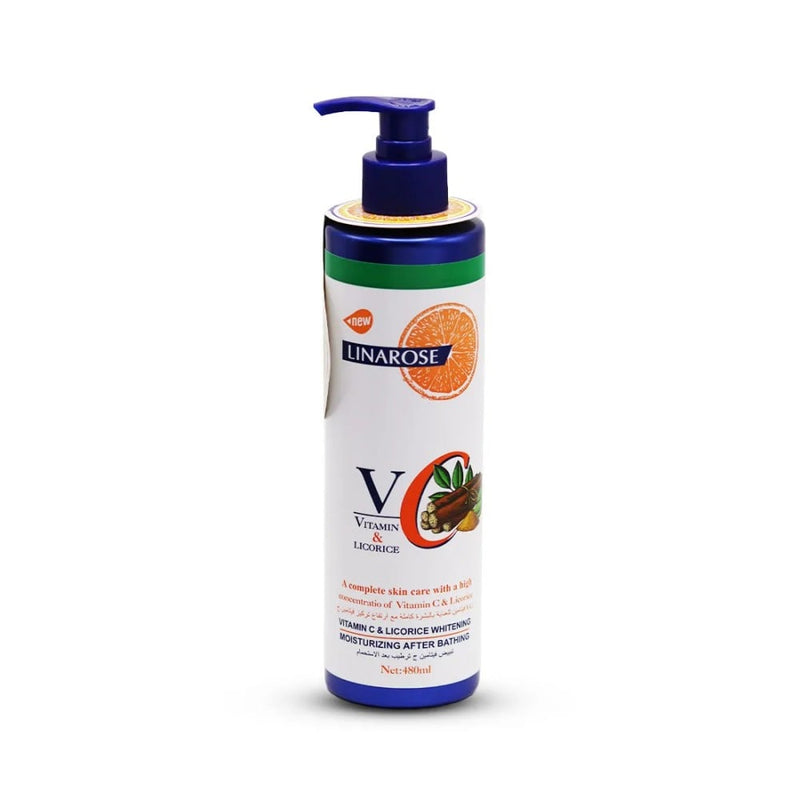 Best Body Lotion for Dry Skin Vitamin C and Licorice Extract Lina Rose 250ml