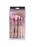Eye Brow Brush Set Face & Eye Makeup Brushes 5-Piece Salon System