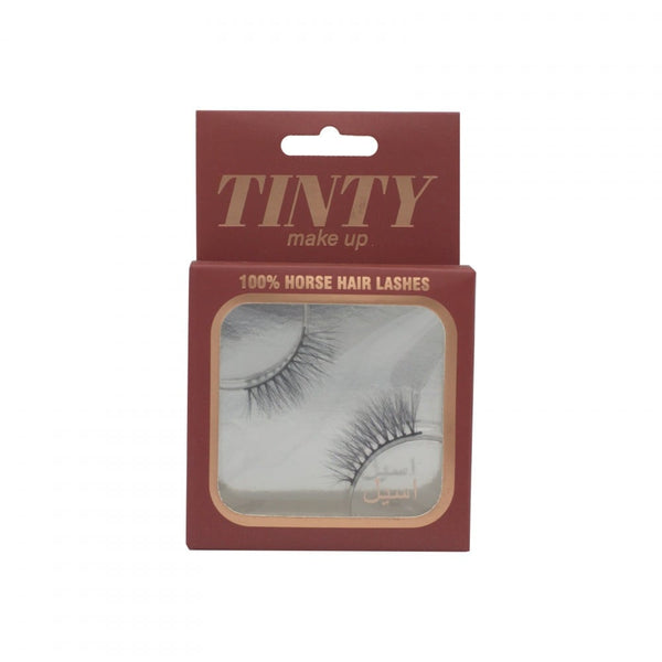 Tinty Horsehair Eyelashes Asil No. 8, Reusable Strip Lashes