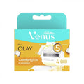 Gillette Venus Sensitive Skin Razor Blade Refills, 3-Blade, 4 Pack