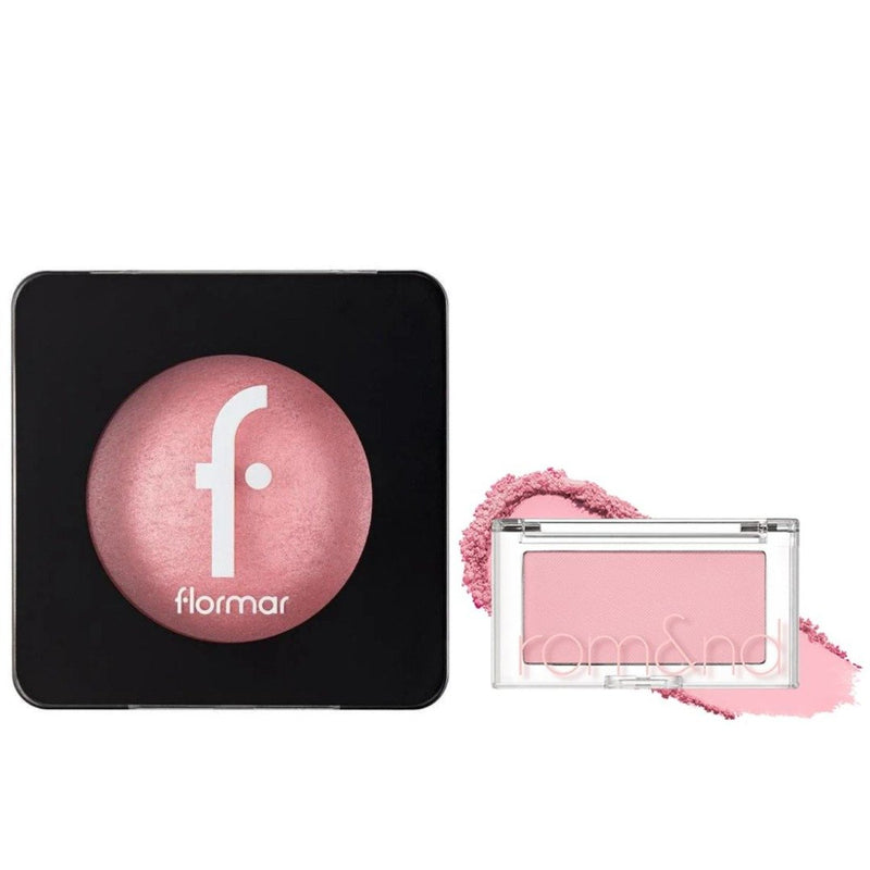 0 Cheek Combo Set Blueberry Chip Shimmery Pink