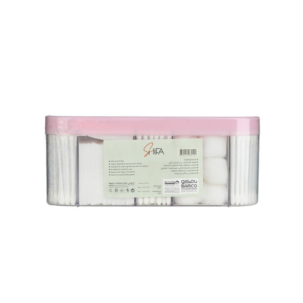 Shifa 5-in-1 Beauty Kit Pure Cotton Swabs and Pads 35g