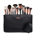 Make Over 22 Signature Makeup Brush Set MX03, 16 Piece Collection, Silicone Sponge