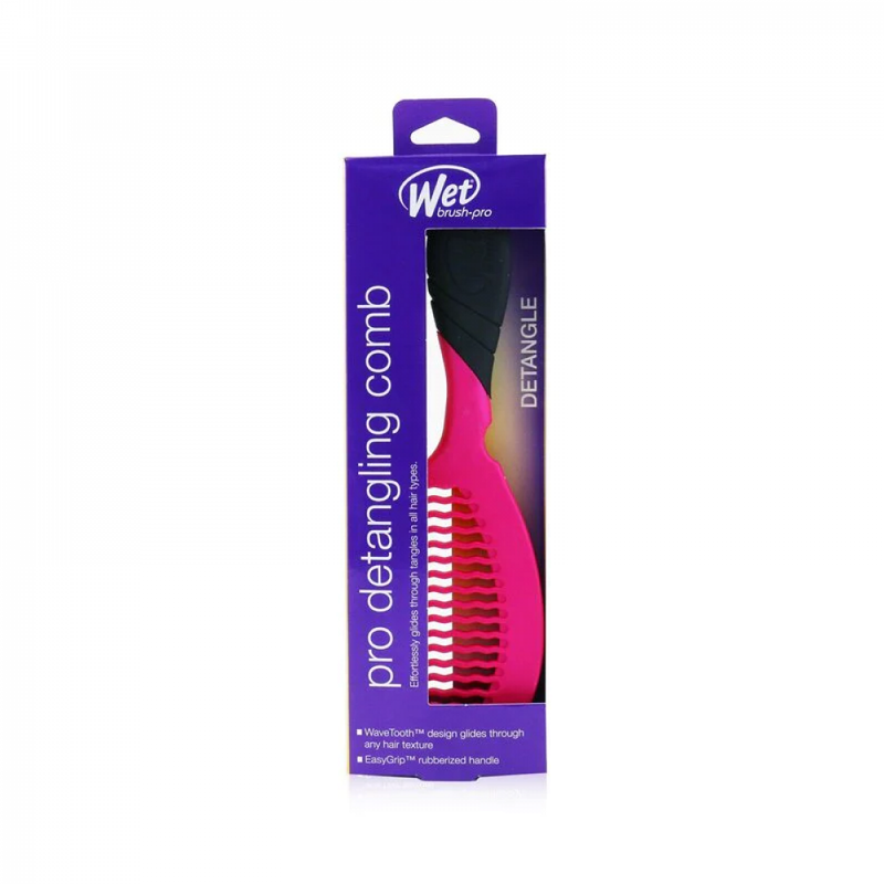 Wet Brush Pro Detangling Comb, IntelliFlex Bristles, Pink, All Hair Types
