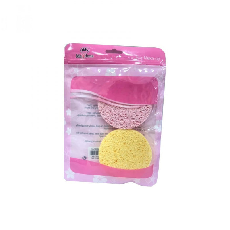 Maxdona Round Makeup Sponge with Fine Fluff for High Powder Absorption