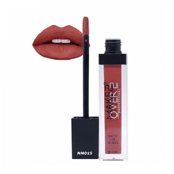 Make Over 22 Matte Lip Gloss NM015 Liquid Long-Wear