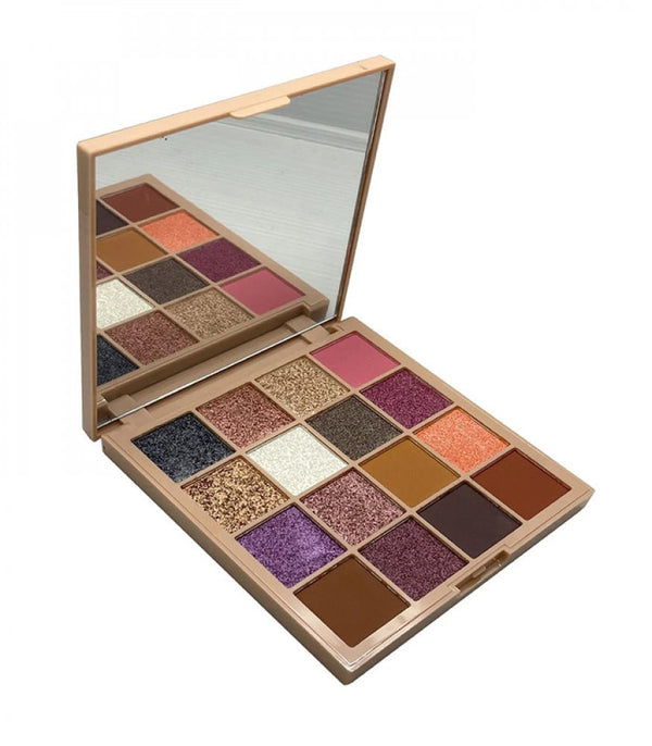 Make Over 22 Pro Eyeshadow Palette 16 Color Matte Metallic PR01