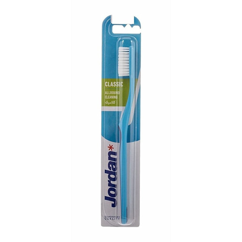 Jordan Medium Soft Toothbrush with Ergonomic Handle for Daily Dental Care