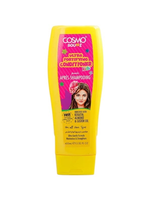 Cosmo Bounz Kids Conditioner with Keratin, Almond & Castor Oil - 400ml