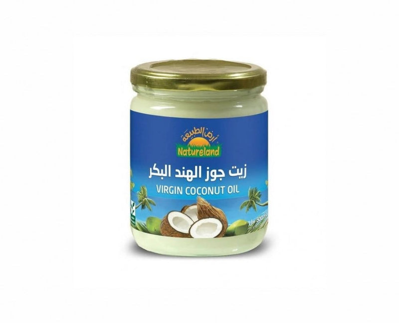 Virgin Coconut Oil Organic Cold-Pressed Multi-Use Nature's Land 500ml
