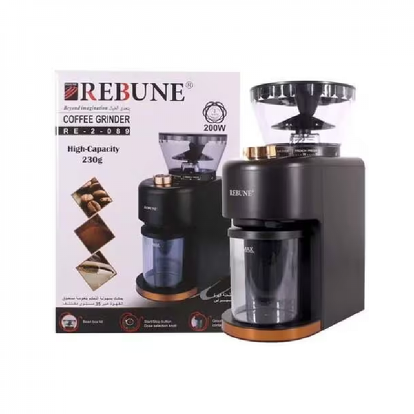 Rebune Coffee Grinder RE-2-089 35 Grind Settings 230g Capacity 200W