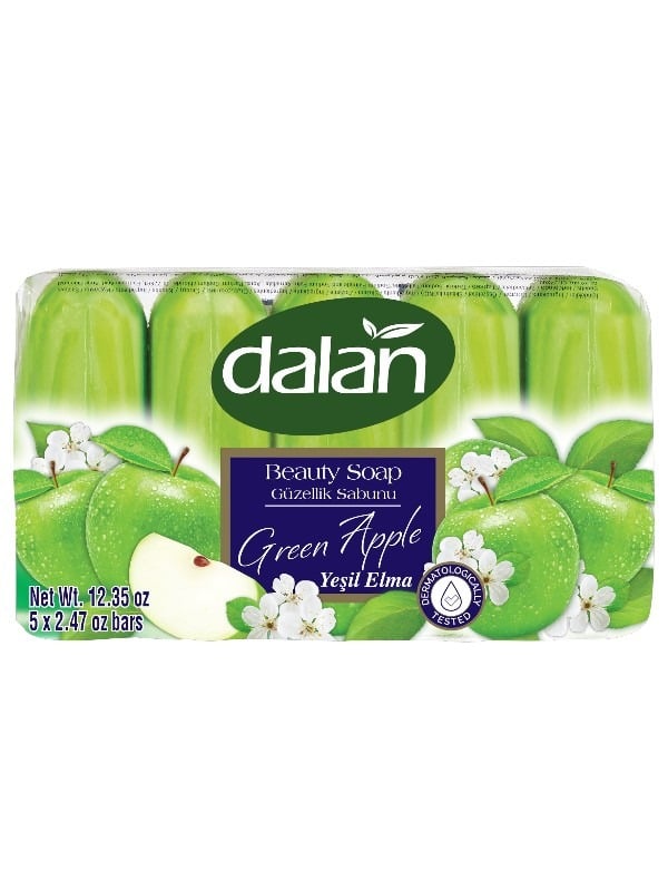 Dalan Green Apple Beauty Soap - 5 x 70g Bars