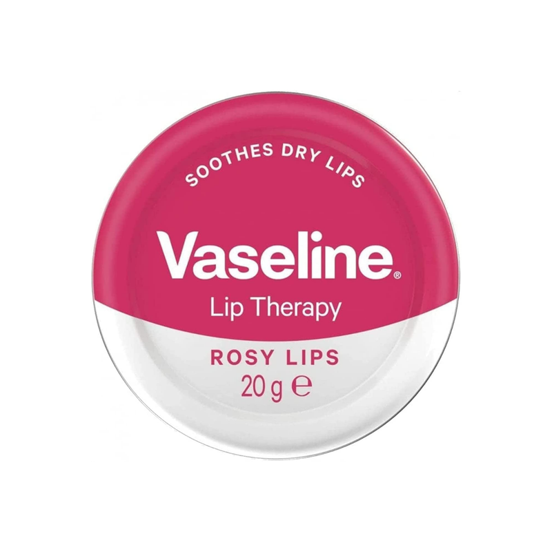 Vaseline Lip Balm Rose & Almond Oil for Dry, Chapped Lips, 20g