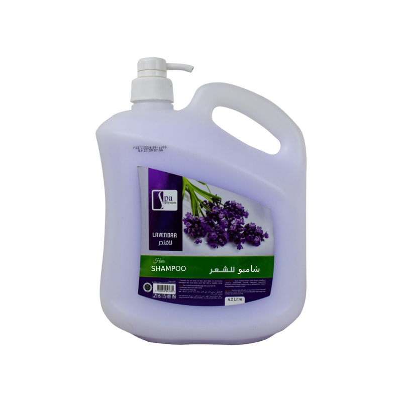 Best Natural Ingredient Shampoo Lavender Extract Hydrating Spa System 4L