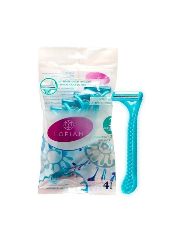 Lofian Women's Body Hair Removal Razors - 4 Pieces
