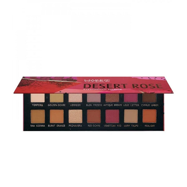Make Over 22 Desert Rose Eyeshadow Palette DR001 14 Shades Matte Shimmer