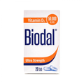 Vitamin D Tablets 1000 IU Bone Support Supplement Biodal 20 Tablets