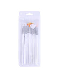 Salon System Nail Art Brush Set - 15 Pieces | Assorted Colors