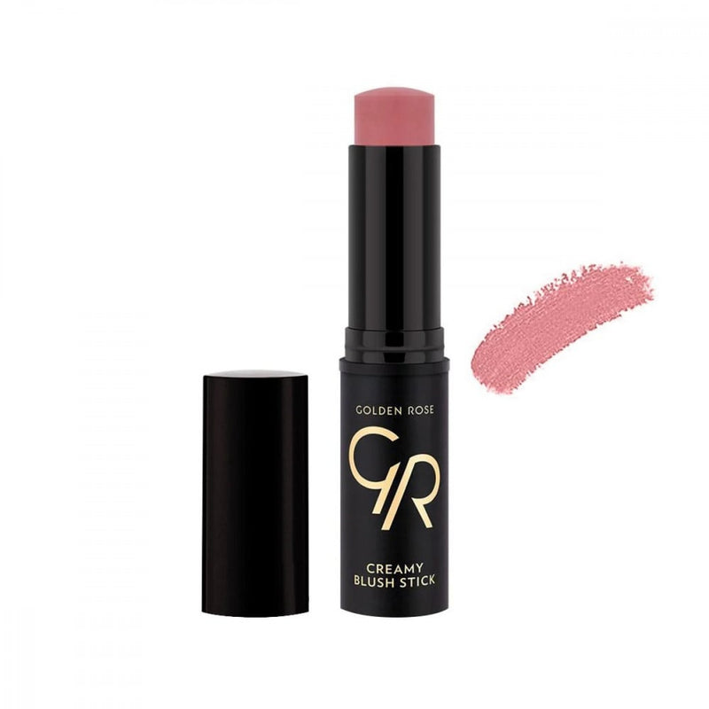 Golden Rose Stick Blush Cream No. 101, Buildable Coverage, Velvety Finish