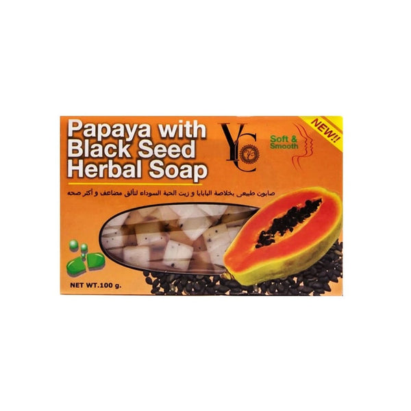 Yc Papaya and Black Seed Soap for Skin Rejuvenation, 100g