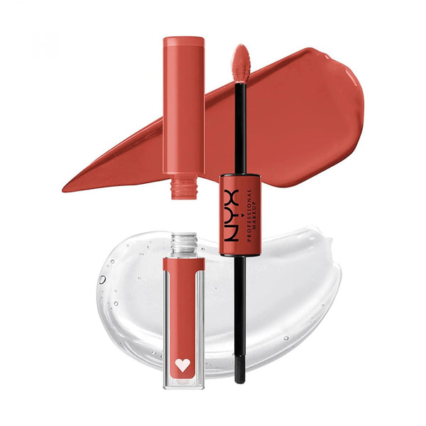 Nyx Liquid Lipstick and High-Shine Top Gloss 04 Life Goals 16-Hour Wear