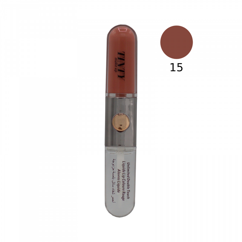 Liquid Lipstick Long-Lasting Matte Finish Double Touch Tinti 15ml