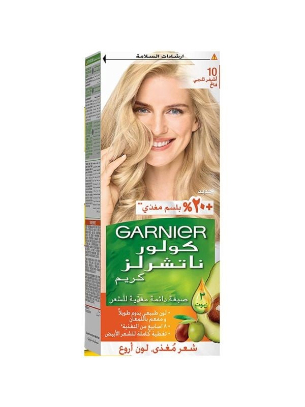 Garnier Color Naturals Hair Dye Light Ice Blonde 10