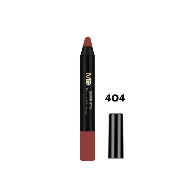 MD Super Stay Matte Lipstick 404 Long-Lasting Hydrating Matte Finish