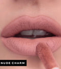 Revolution Matte Bomb Liquid Lipstick, Nude Charm, Matte Finish
