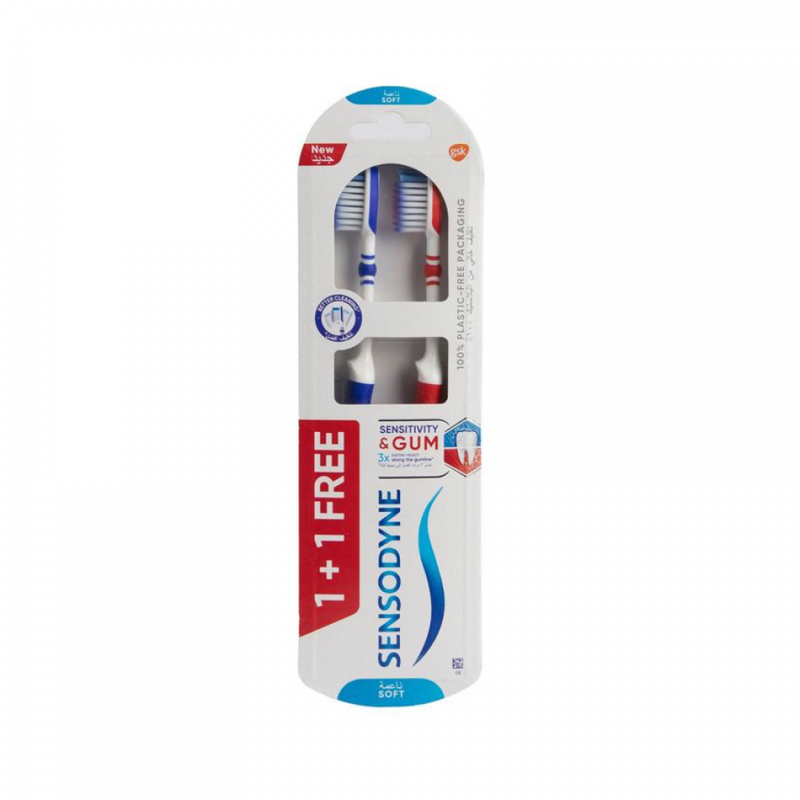 Sensodyne Toothbrush for Sensitive Gums Soft 2 Pack