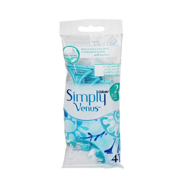 Gillette Simply Venus Women's Razor Blades 2-Blade 4-Pack